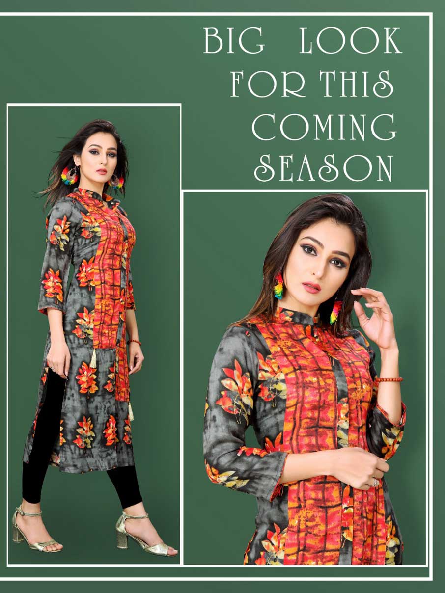 1-Step Up Aradhna Printed Anarkali Kurta Supplier 1-Step Up Aradhna Printed Anarkali Kurta Supplier